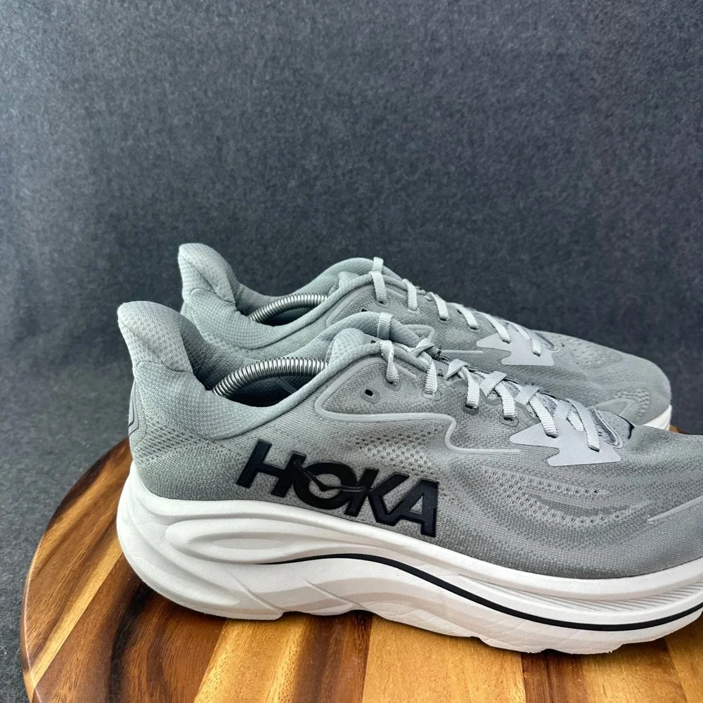 Hoka One One Clifton 10 Shoes Sneakers Men's 13D Grey GYST